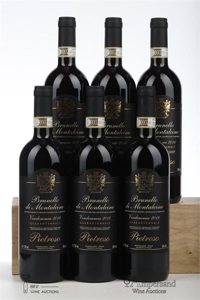 BRUNELLO DI MONTALCINO QUARANTENNALE 2018 - Pietroso - 6 Bottles