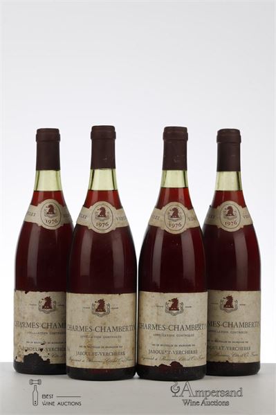 CHARMES CHAMBERTIN 1976 - Jaboulet Vercherre - 4 Bottles