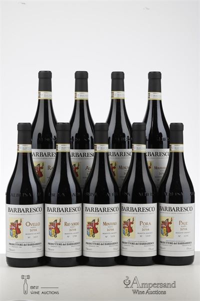 BARBARESCO RISERVA 9 CRUS 2016 - Produttori del Barbaresco - 9 Bottles