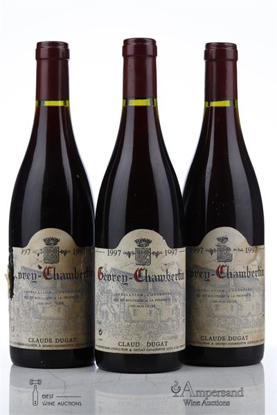 GEVREY CHAMBERTIN 1997 - Claude Dugat - 3 Bottles
