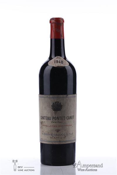 PONTET CANET 1948 - Grafe Lecocq - 1 Bottle