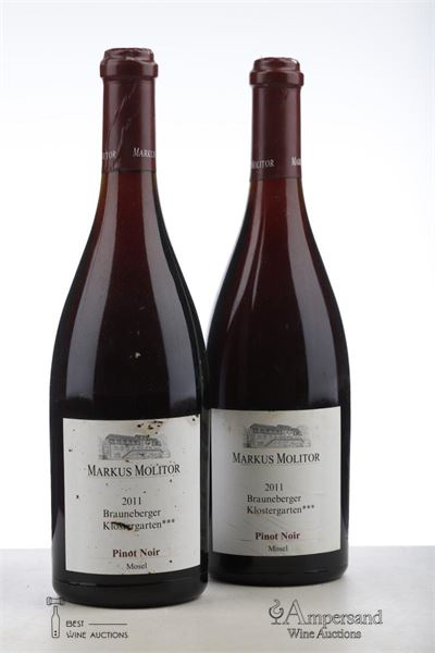 PINOT NOIR BRAUNEBERGER KLOSTERGARTEN*** 2011 - Markus Molitor - 2 Bottles