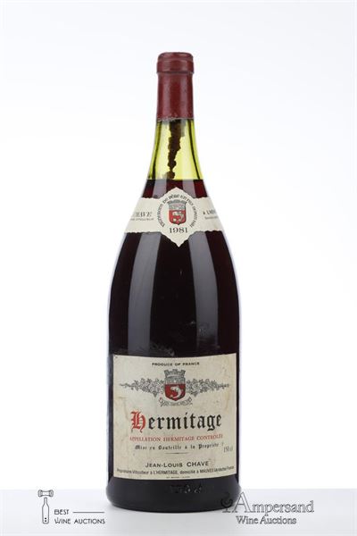 HERMITAGE ROUGE 1981 - Jean Louis Chave - 1 Magnum