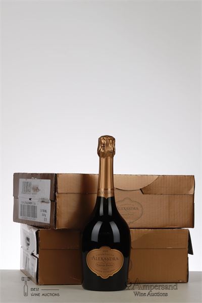LAURENT PERRIER GRANDE CUVEE ALEXANDRA ROSE 2004 - Laurent Perrier - 6 Bottles - Oc 3