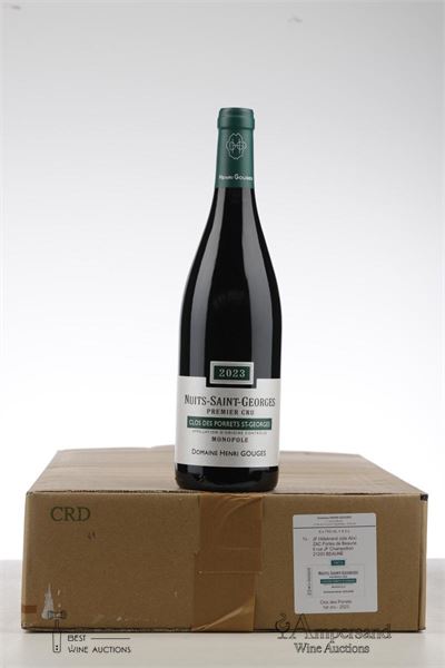 NUITS ST GEORGES CLOS DES PORRETS ST GEORGES 2023 - Henri Gouges  - 6 Bottles - Oc 6