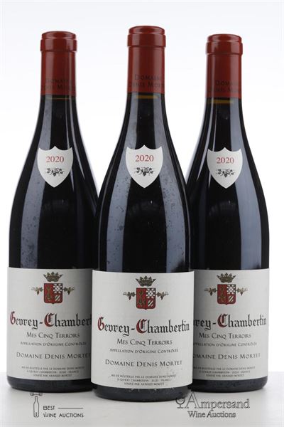 GEVREY CHAMBERTIN MES CINQ TERROIRS 2020 - Denis Mortet - 3 Bottles