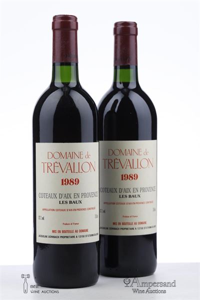 DOMAINE DE TREVALLON 1989 - Mc - 2 Bottles