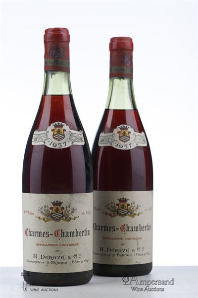 CHARMES CHAMBERTIN 1957 - Deroye - 2 Bottles