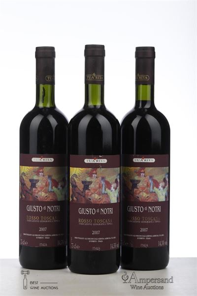 GIUSTO DI NOTRI 2007 - Tua Rita - 3 Bottles