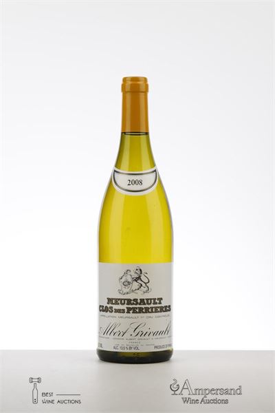 MEURSAULT CLOS DES PERRIERES 2008 - Albert Grivault - 1 Bottle