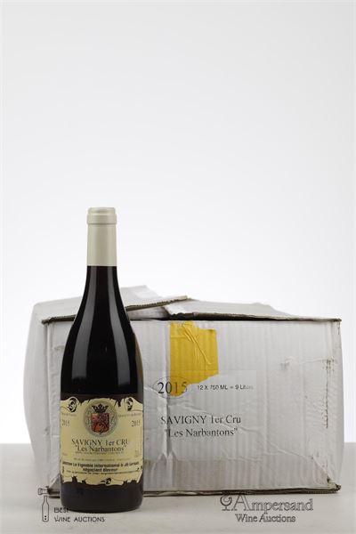 SAVIGNY LES BEAUNE LES NARBANTONS 2015 - Mb pour Vignoble International et JB Giraudy - 12 Bottles - Oc 12