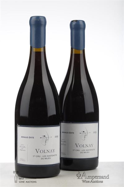VOLNAY LES SANTENOTS DU MILIEU 2009 - Arnaud Ente - 2 Bottles