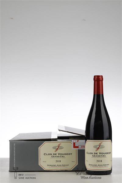 CLOS DE VOUGEOT 2018 - Jean Grivot - 6 Bottles - Oc 6