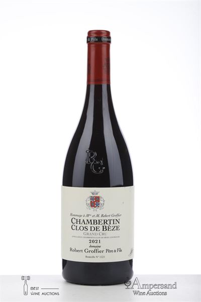 CHAMBERTIN CLOS DE BEZE 2021 - Robert Groffier - 1 Bottle