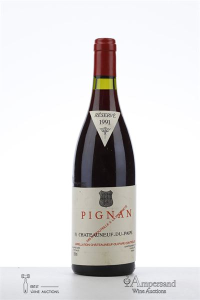 CHATEAUNEUF DU PAPE PIGNAN RESERVE 1991 - Rayas - 1 Bottle