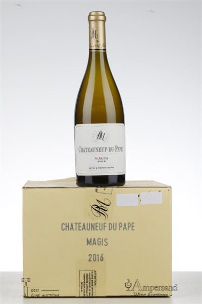 CHATEAUNEUF DU PAPE MAGIS BLANC 2016 - Rotem et Mounir Saouma - 6 Bottles - Oc 6
