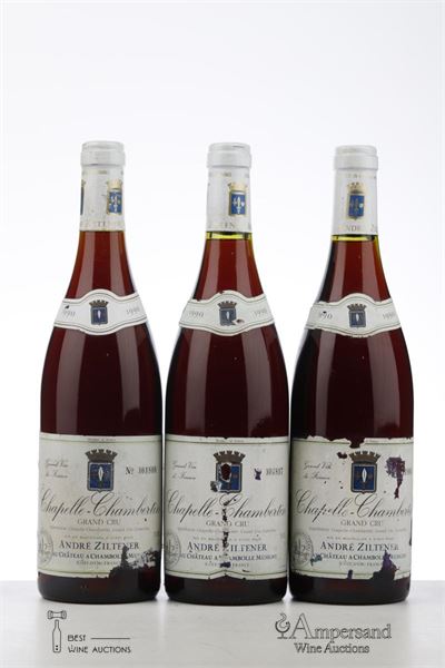 CHAPELLE CHAMBERTIN 1990 - Andre Ziltner - 3 Bottles