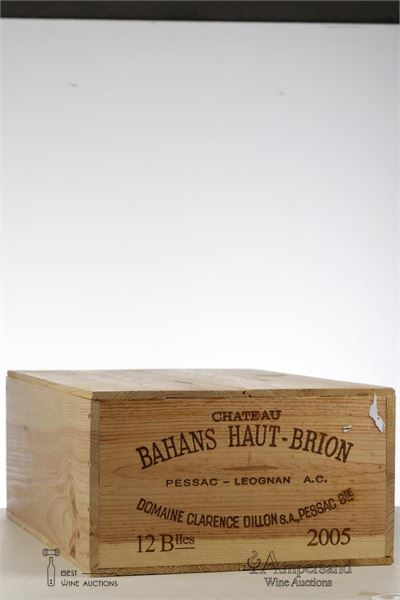 BAHANS HAUT BRION 2005 - Mc - 12 Bottles