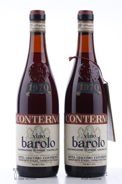 BAROLO 1970 -  Giacomo Conterno - 2 Bottles