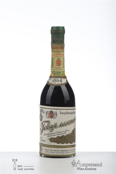 TOKAJI ESZENCIA 1901 - Zimmermann Lipot es Fiai - 1 x 0,500Ltr