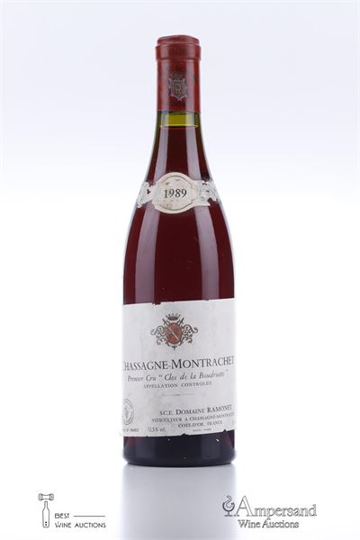 CHASSAGNE MONTRACHET CLOS DE LA BOUDRIOTTE 1989 - Ramonet - 1 Bottle