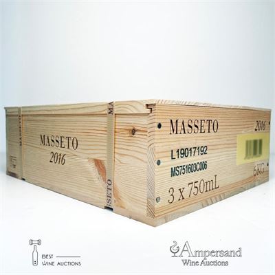 MASSETO 2016 - Tenuta dell'Ornellaia e Masseto - 3 Bottles - Owc 3