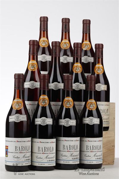 BAROLO 1975 - Cantina Mascarello - 11 Bottles