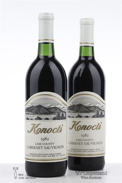 KONOCTI CABERNET SAUVIGNON 1982 - Konocti Winery - 2 Bottles