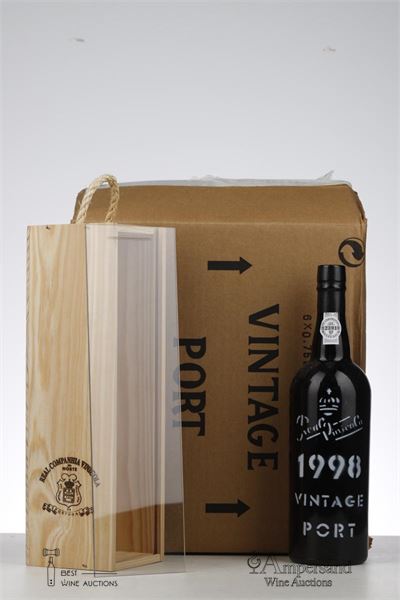 REAL VINICOLA VINTAGE PORT 1998 - Real Vinicola - 6 Bottles - Owc 1