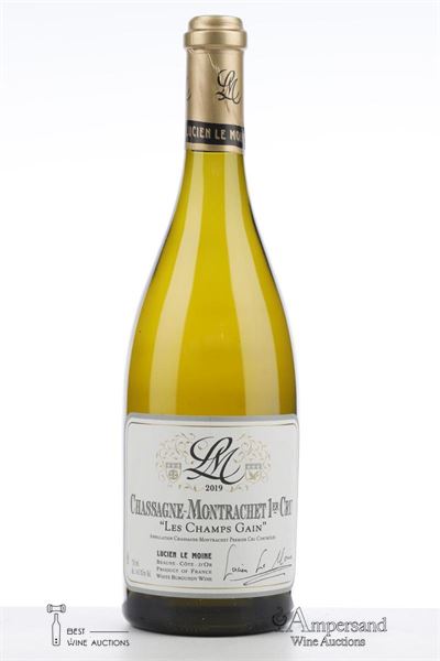 CHASSAGNE MONTRACHET BLANC LES CHAMPS GAIN 2019 - Lucien Le Moine - 1 Bottle