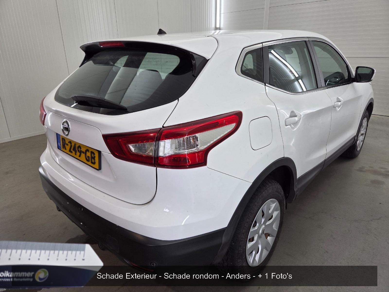 Nissan Qashqai 1.5 dCi Visia | 2016 | 230,361 km | R249GB | NAP: No rating