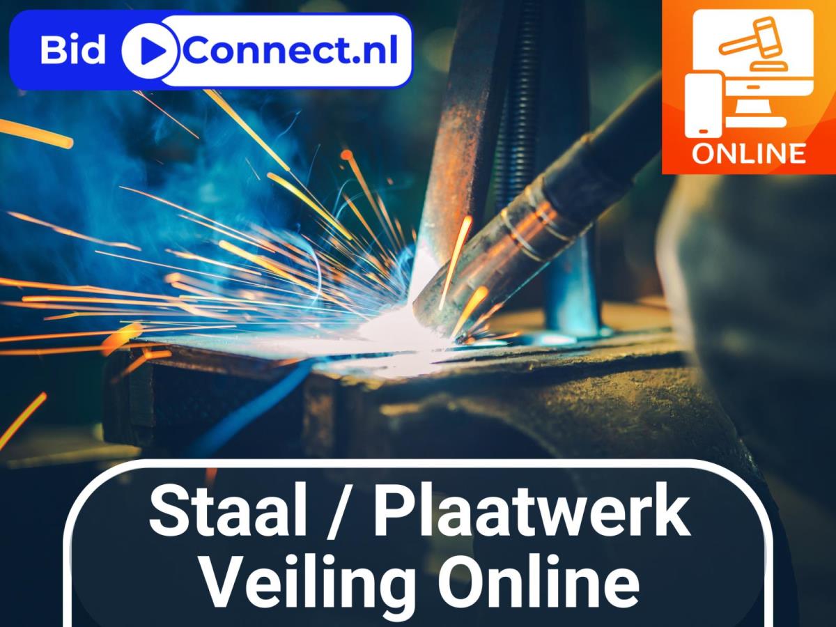 Div Staal en Plaatwerk Machine Veiling 18 Maart 19.00 uur