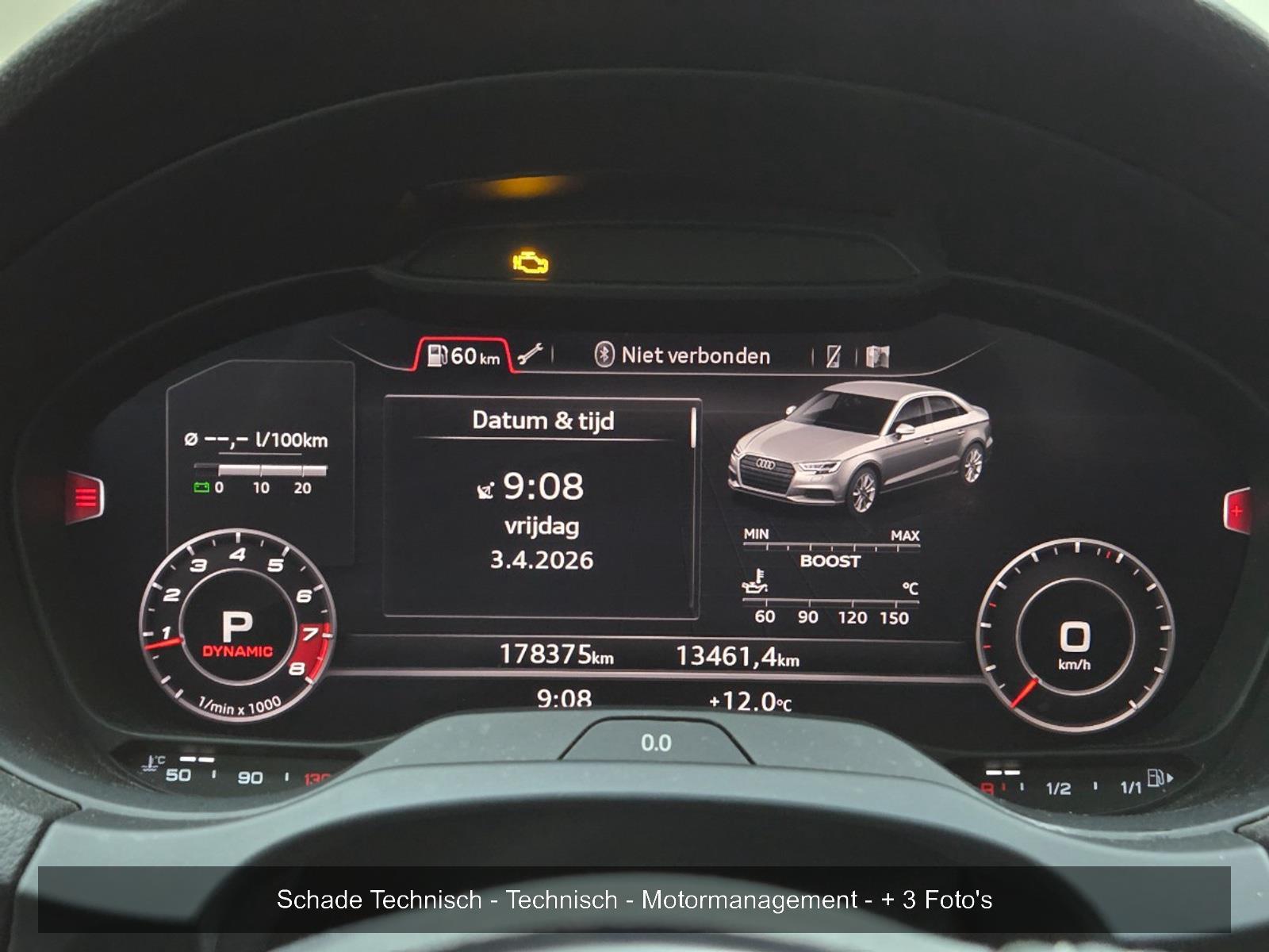 Audi A3 Limousine 2.0 TFSI S3 quattro Pro Line Plus | 2018 | 178.375 km | Automaat | P657ZD | NAP: Geen oordeel