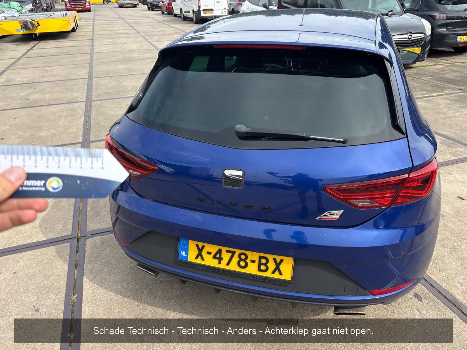 SEAT Leon 2.0 TSI CUPRA 300 | 2017 | 164.876 km | Automaat | X478BX | NAP: Geen oordeel