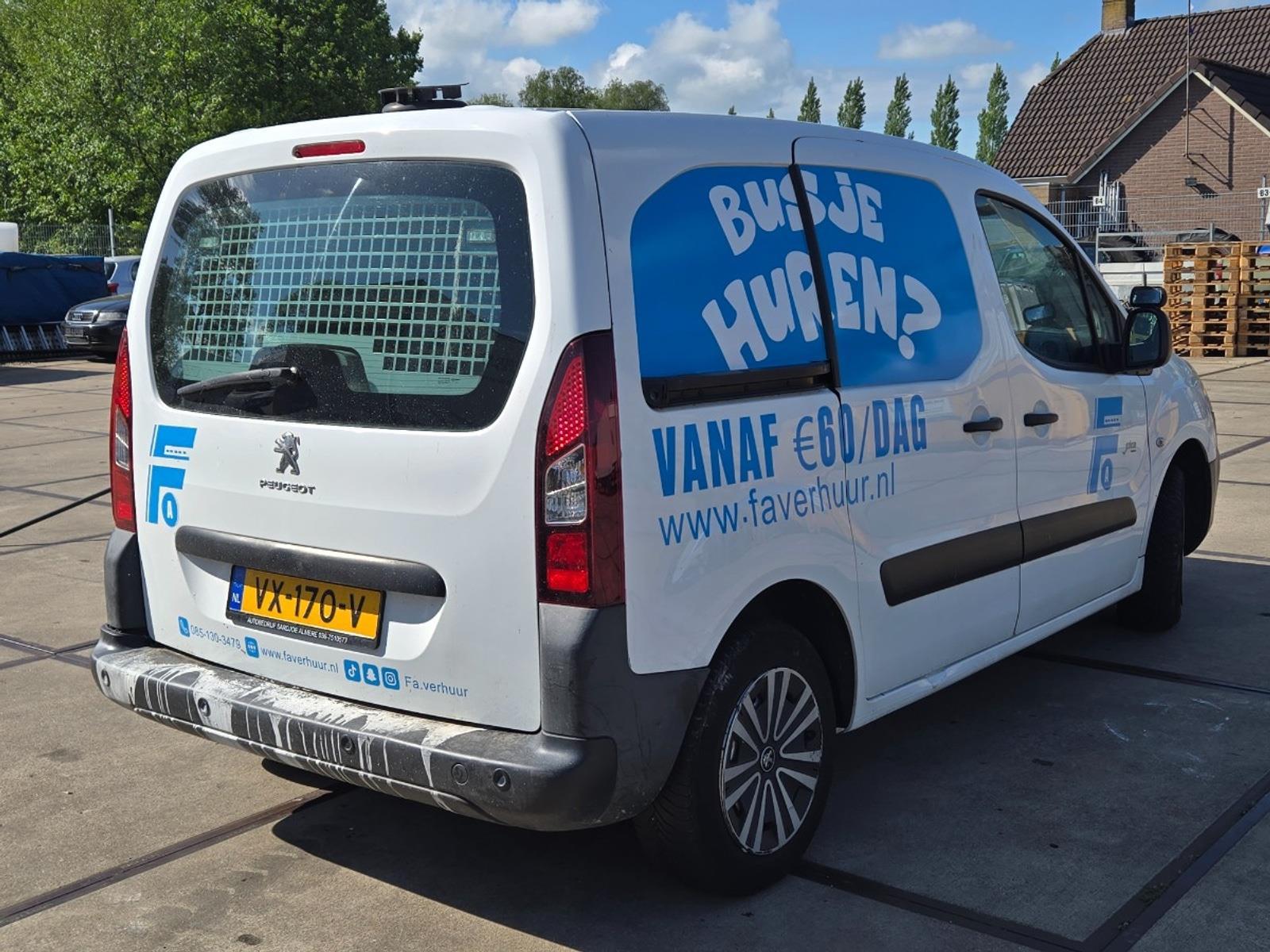 Peugeot Partner 120 1.6 BlueHDi 100 L1 Première | 2016 | 135.627 km | VX170V | NAP: Logisch