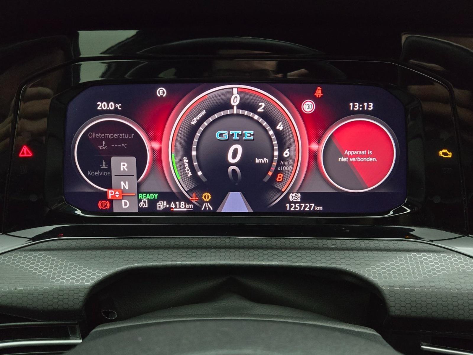 Volkswagen Golf 1.4 eHybrid GTE | 2021 | 125.727 km | Automaat | GNT40D | NAP: Geen oordeel