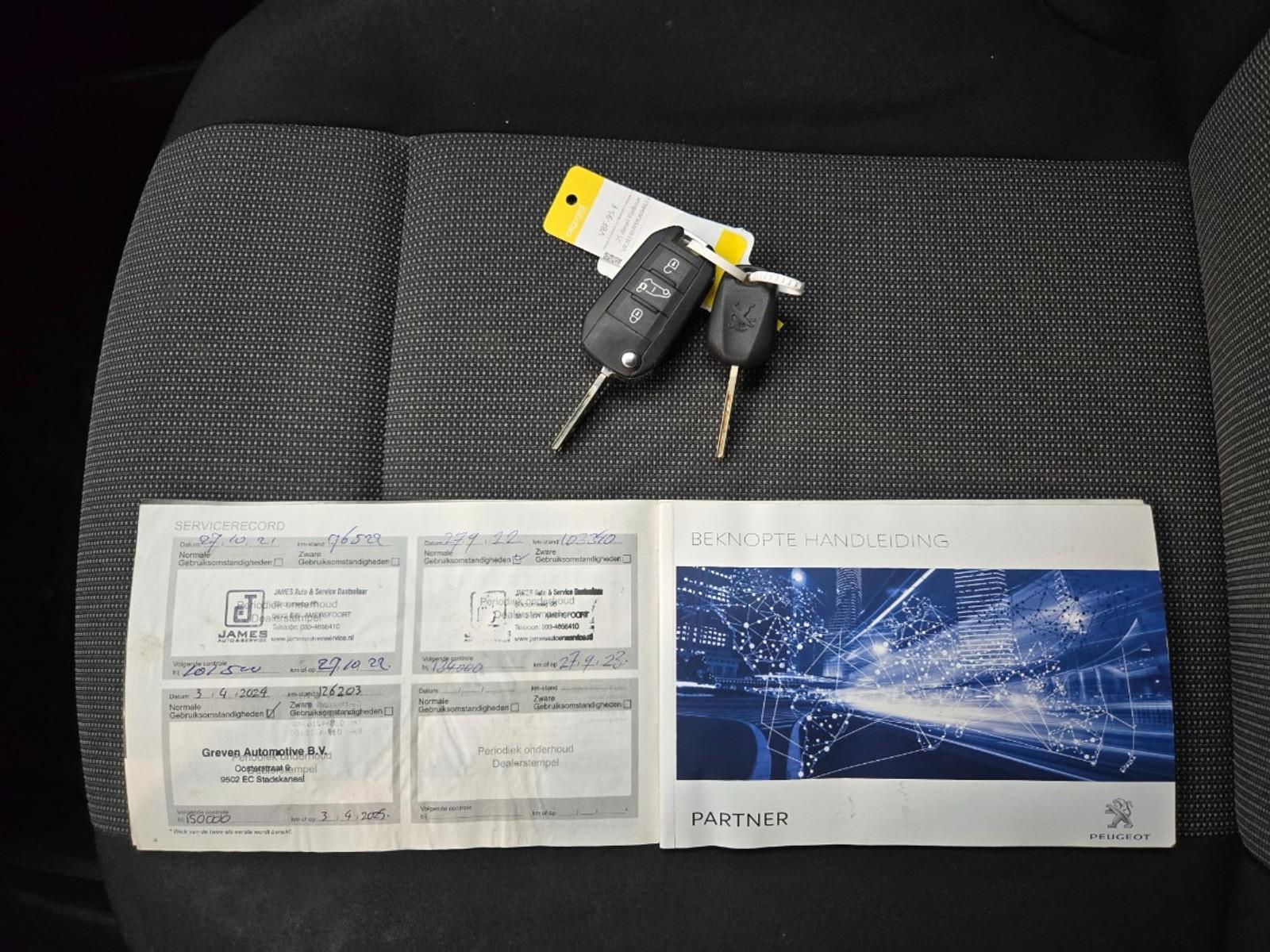 Peugeot Partner 1.6 BlueHDI Premium Long | 2019 | 161.003 km | VBF95F | NAP: Logisch