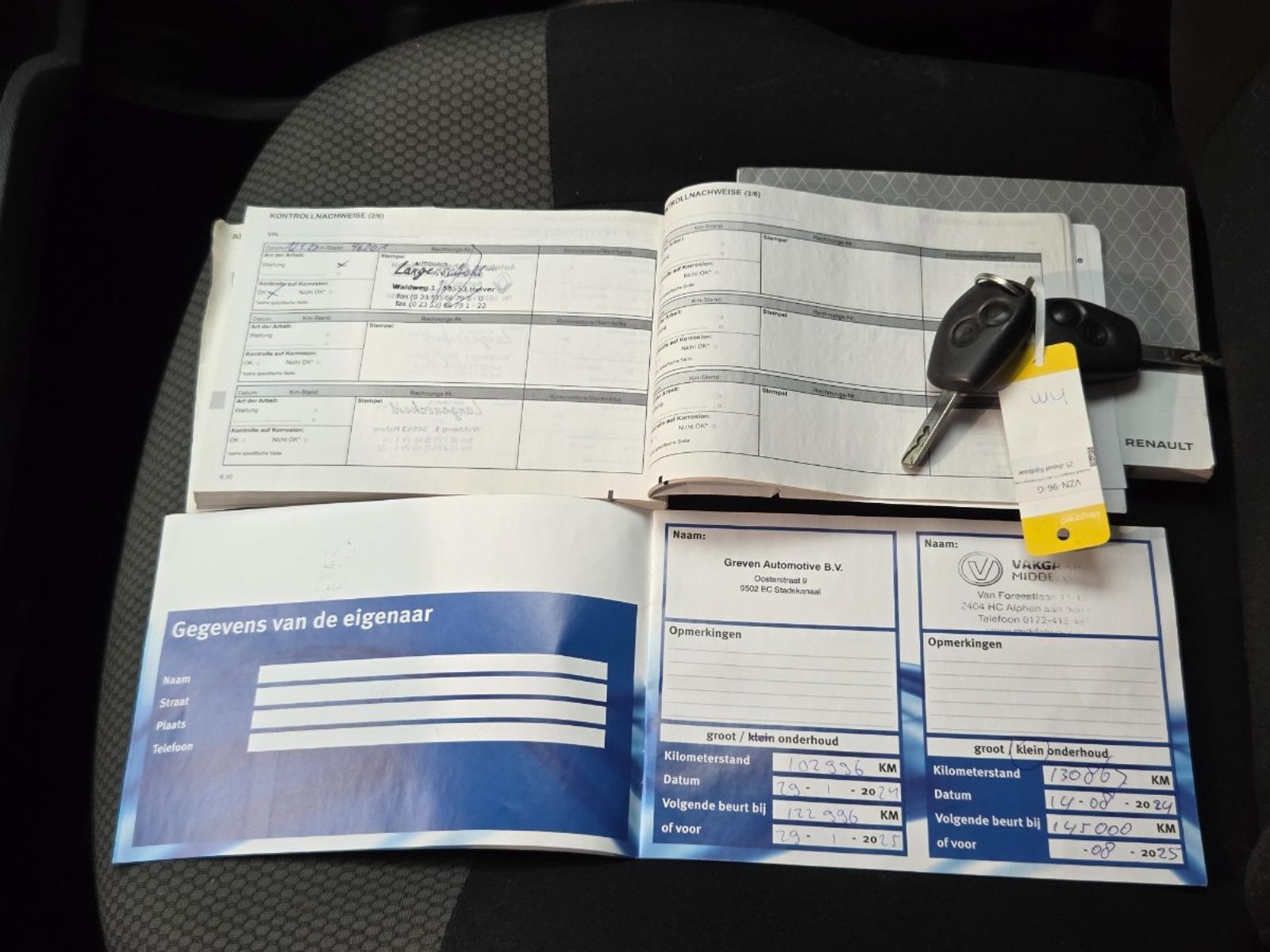 Renault Kangoo 1.5 dCi 110 Energy Comfort | 2018 | 171.270 km | Automaat | VZN96G | NAP: Geen oordeel