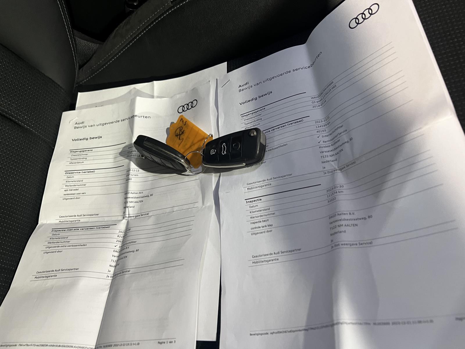 Audi | Q3 | 2.0 TFSI quattro Sport Edition | 2014 | 195,845 km | 6XFP44 | Logical