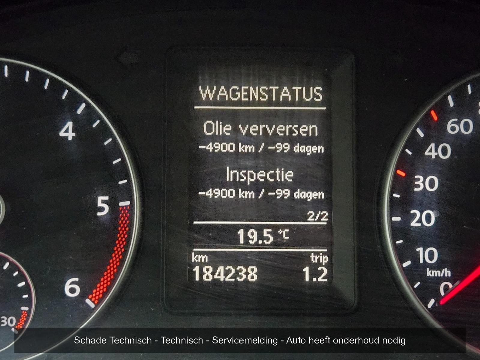 Volkswagen Caddy 1.6 TDI Maxi | 2014 | 184.238 km | Automaat | VJ718P | NAP: Logisch
