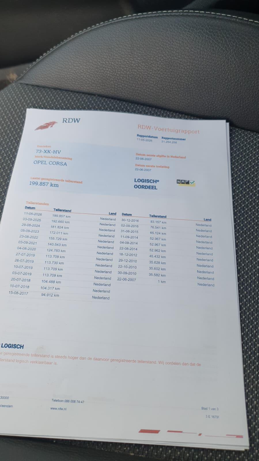 Opel | Corsa | 1.4-16V Cosmo | 2007 | 199.864 km | 73XKHV | Logisch