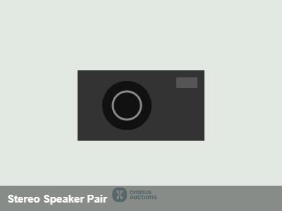 Stereo Speaker Pair