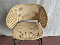 Gorm stool with backrest