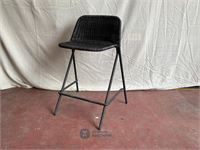 Kakï stool with backrest