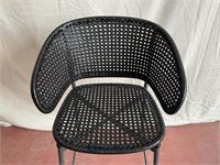 Gorm stool with backrest