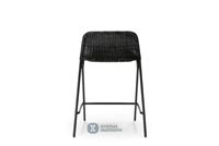 Kakï stool with backrest