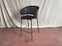 Gorm stool with backrest