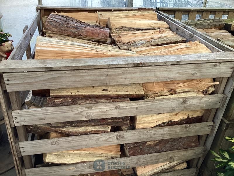 1 kuub hout excl box