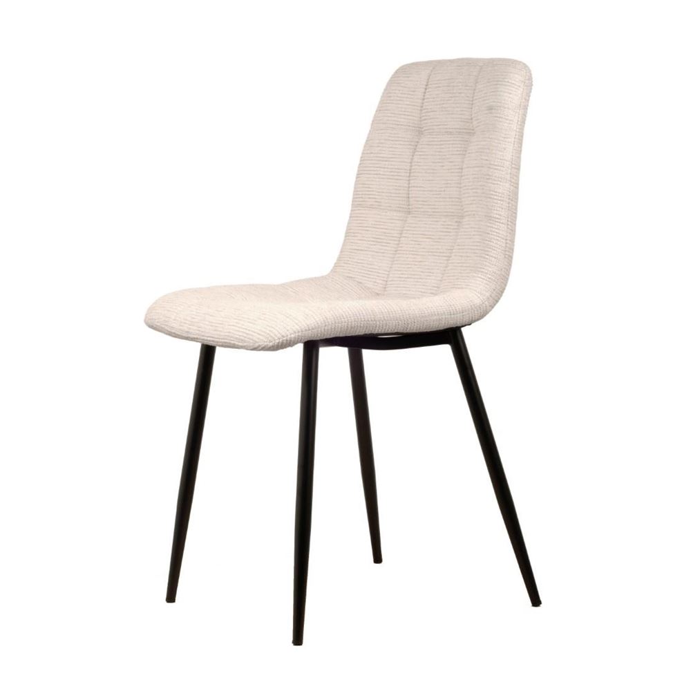 6x Design Eetkamerstoelen Ecru