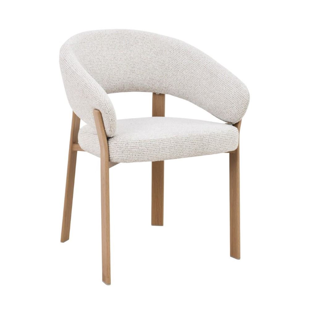 6x Design Eetkamerstoelen Naturel